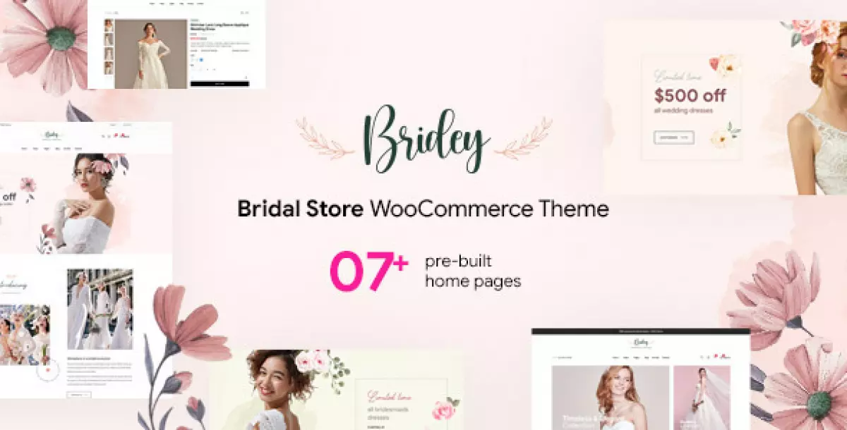 Bridey - Bridal Store WooCommerce WordPress Theme