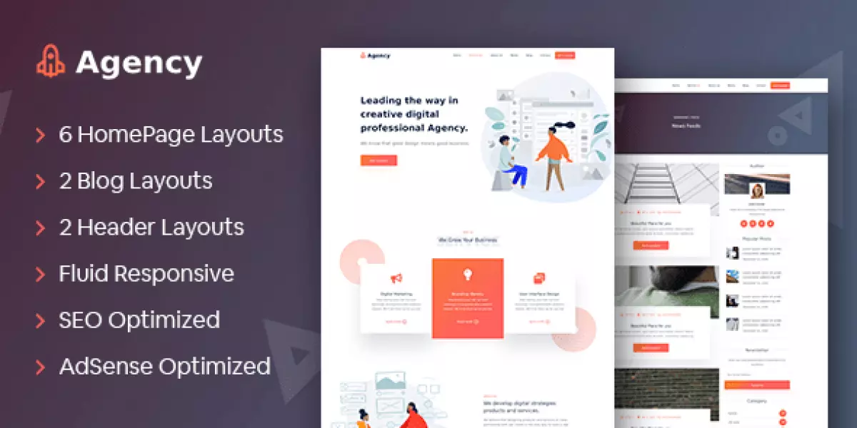 Agency - The Ultimate Theme for Service Providers