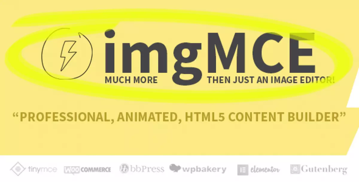 imgMCE - Professional, Animated Image Editor & HTML5 content builder