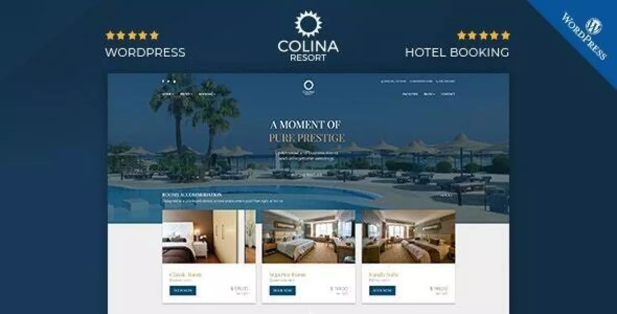 Colina : Resort and Hotel WordPress Theme