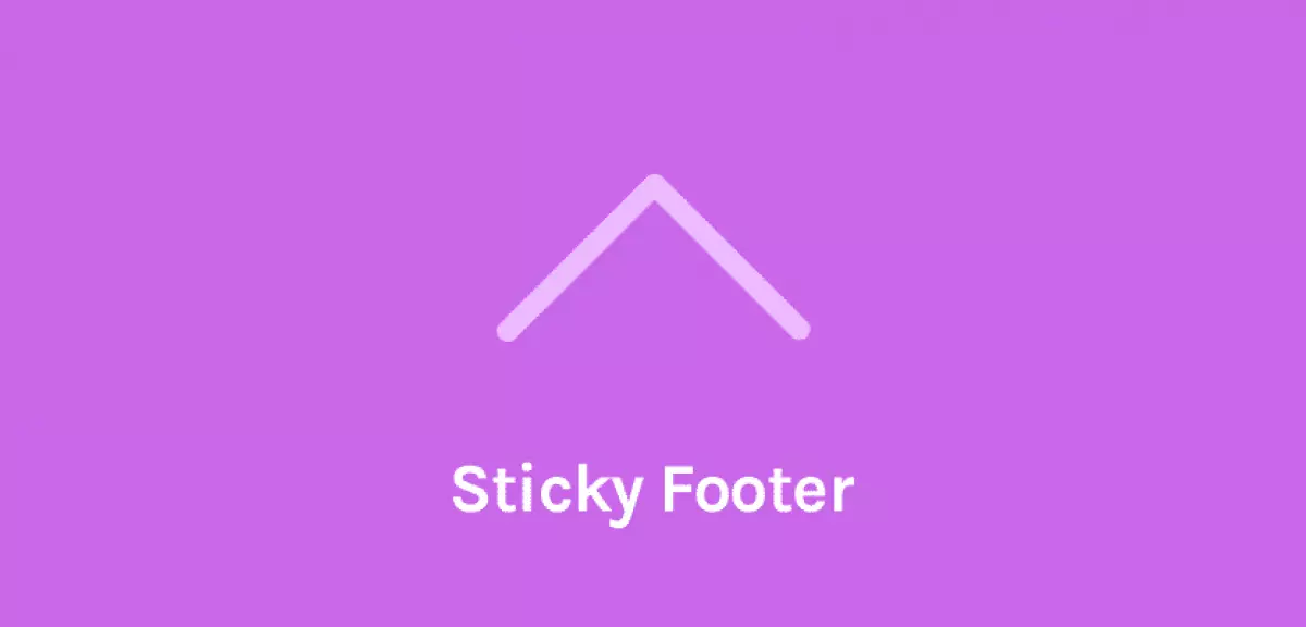 Oceanwp - Sticky Footer