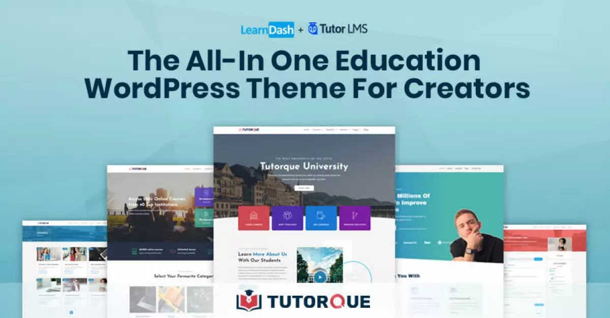 Tutorque Best LMS WordPress Theme trọn bộ