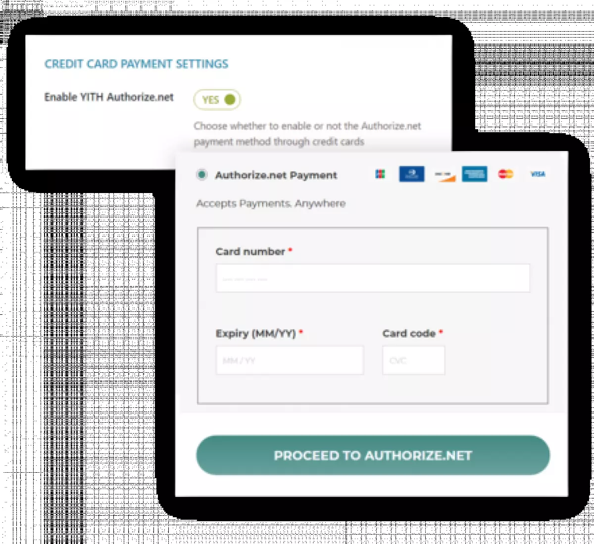  YITH Woocommerce Authorize.net Payment Gateway 