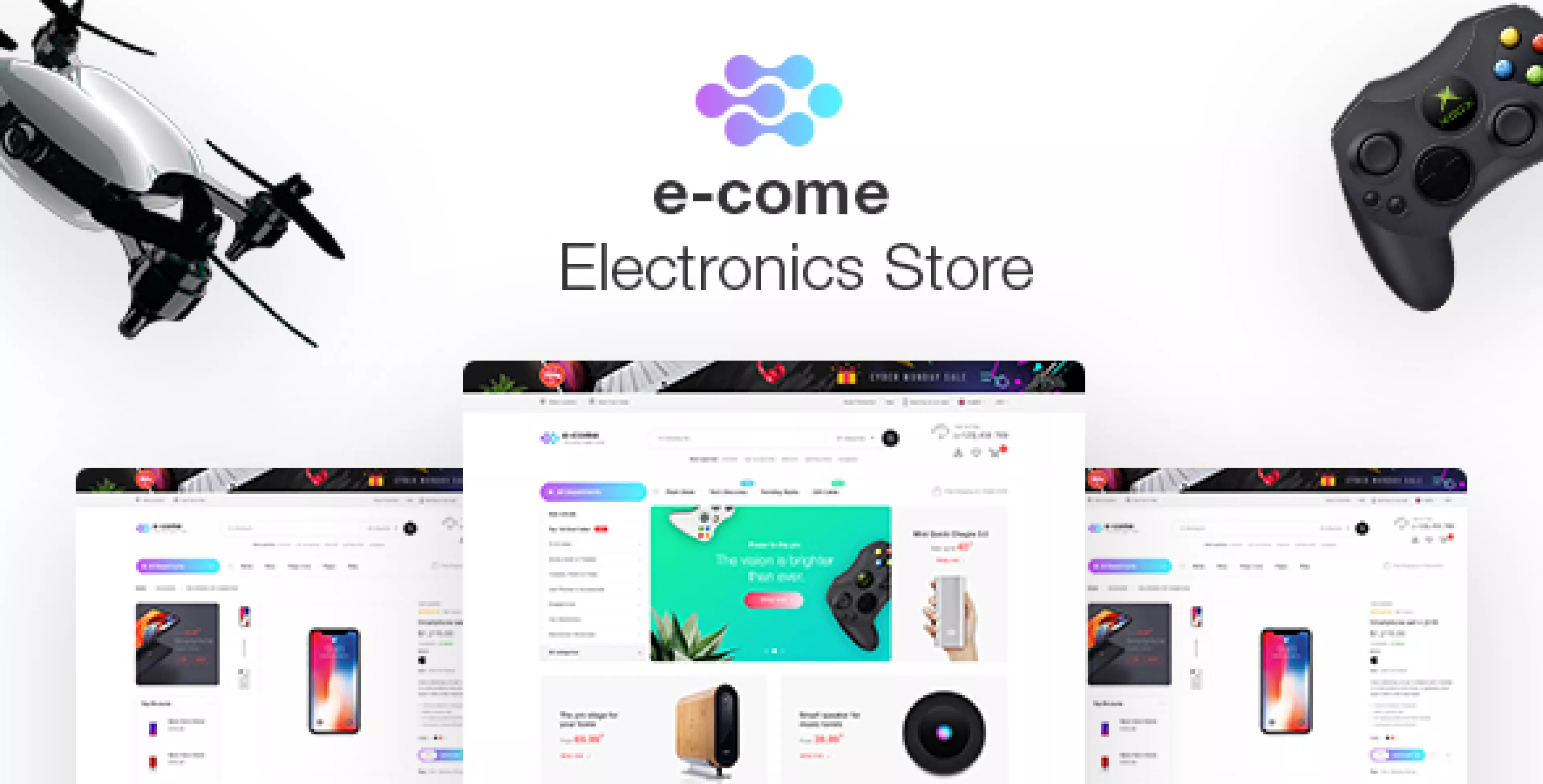 Ecome -  Electronics Store WooCommerce Theme - RTL Supported
