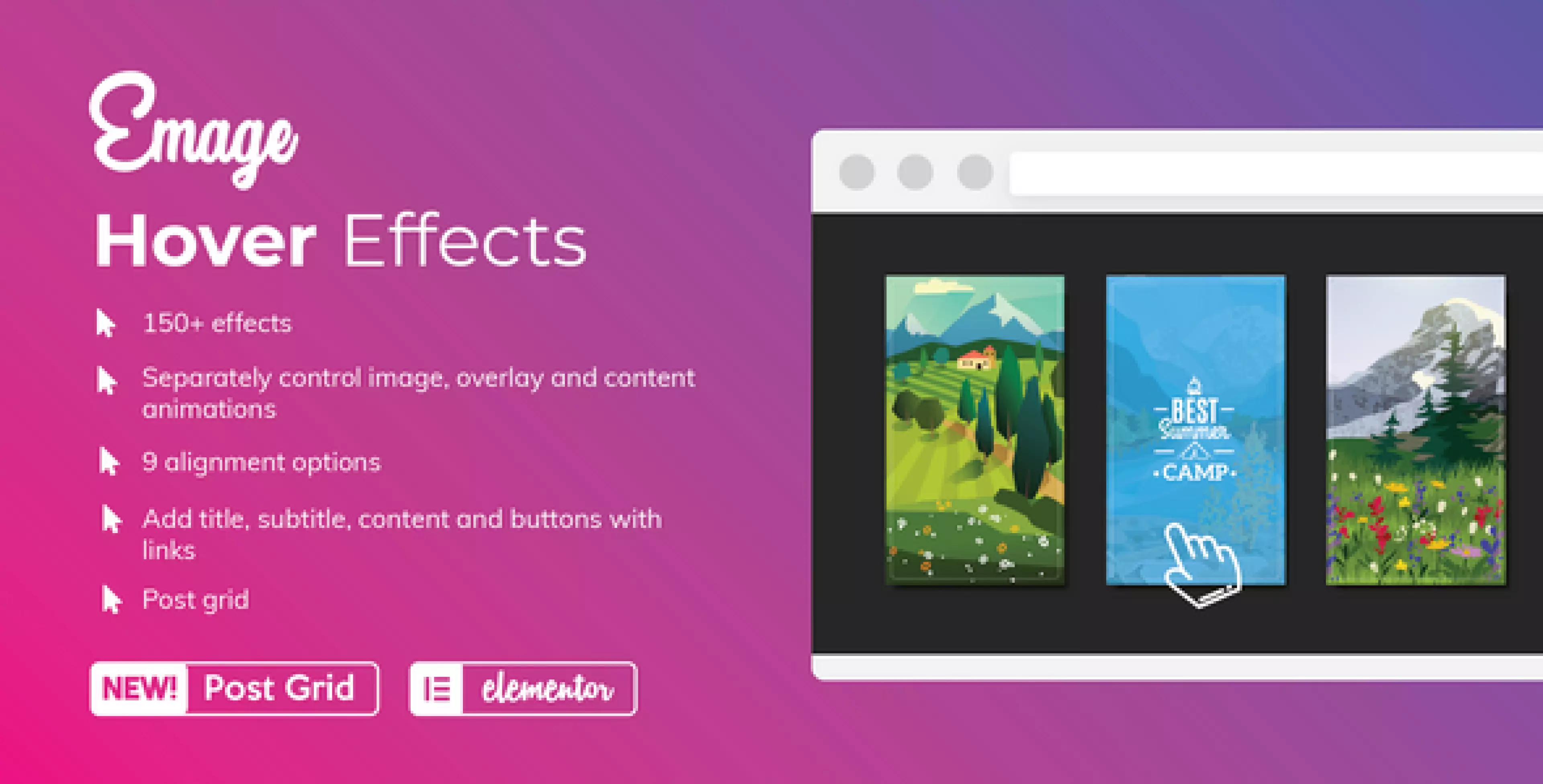 Emage - Image Hover Effects for Elementor