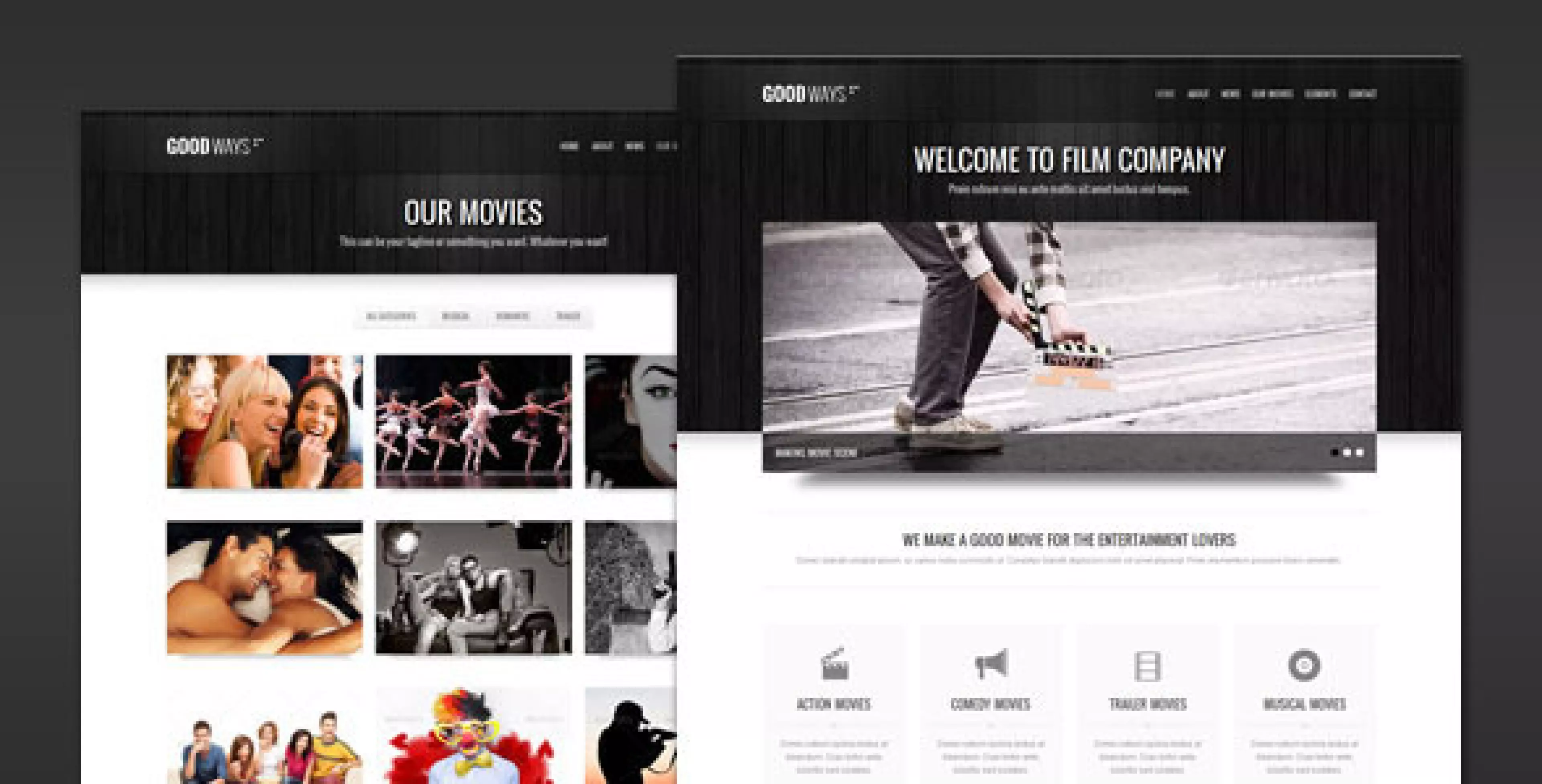 Goodways - Entertainment and Film WordPress Theme