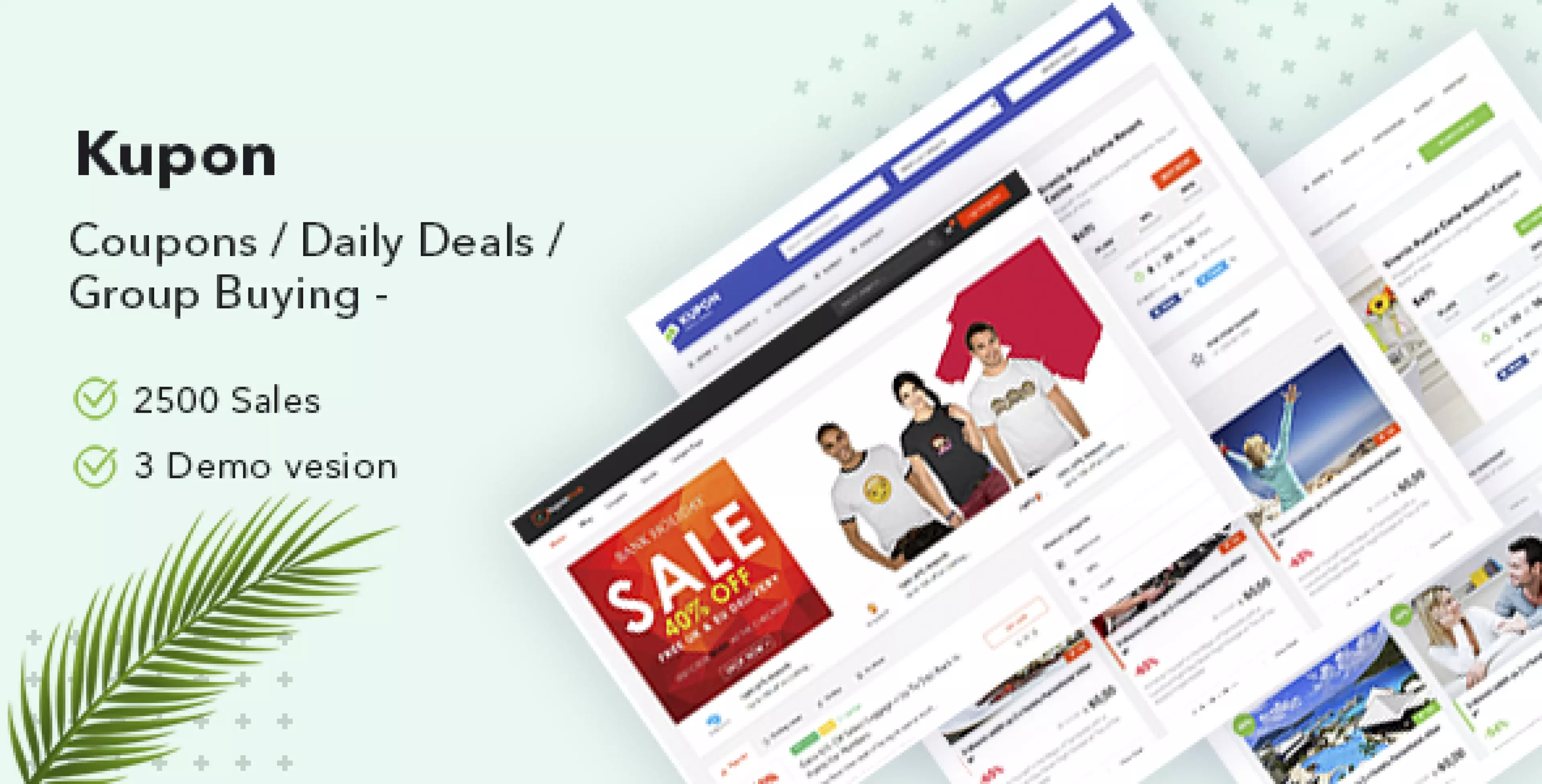 KUPON - Coupons / Daily Deals / Group Buying - Marketplace WordPress Theme 1.27