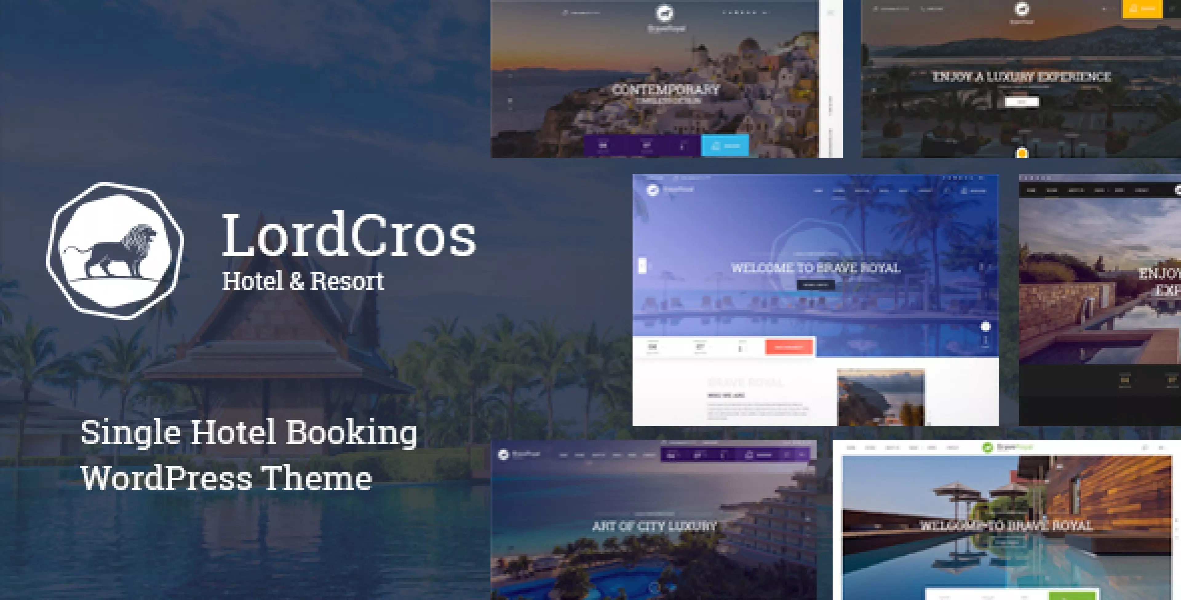 LordCros - Hotel Booking WordPress Theme