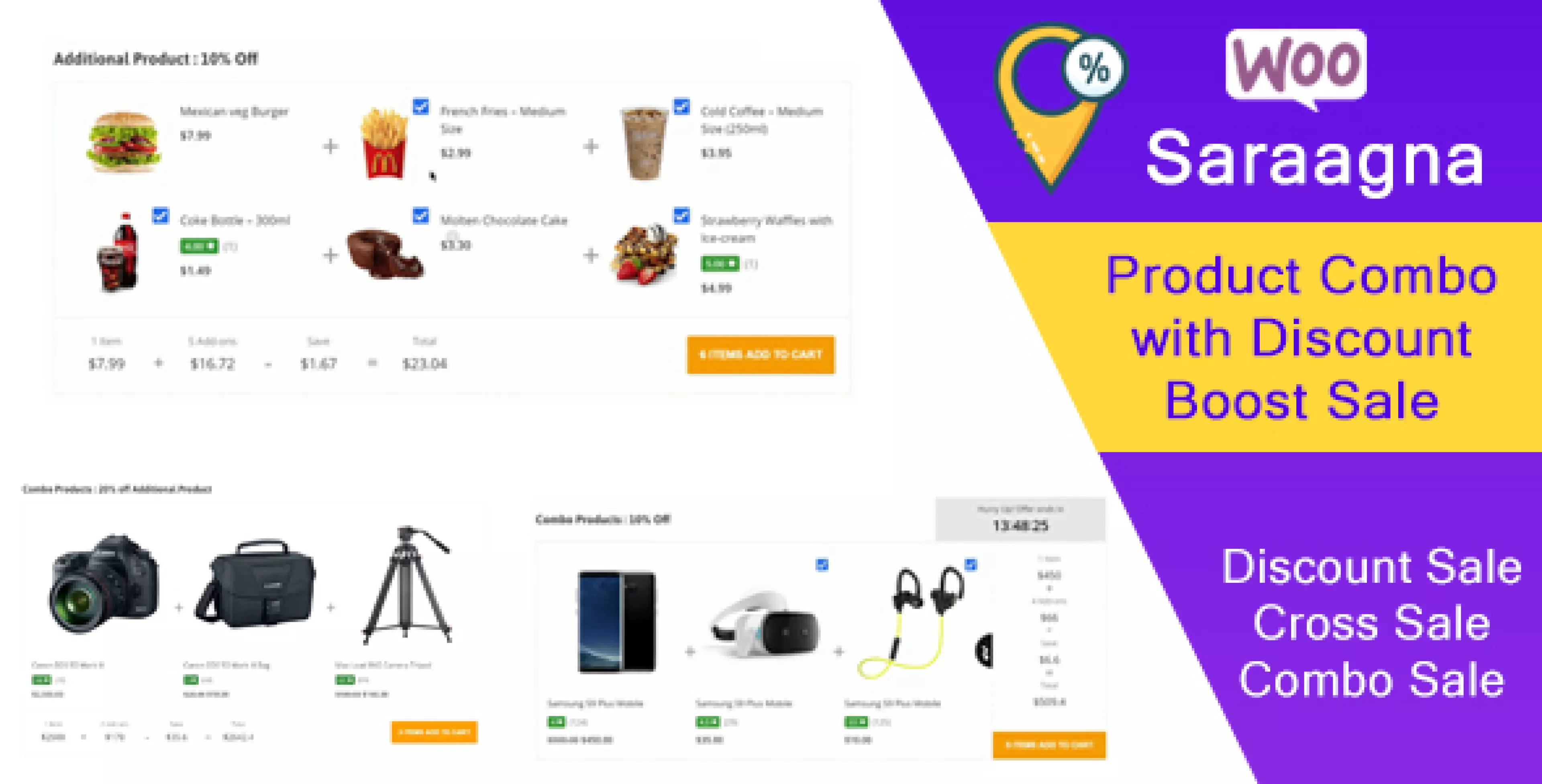 Saraggna | WooCommerce Product Combo with Discount Boost Sale Plugin (Cross Sell)