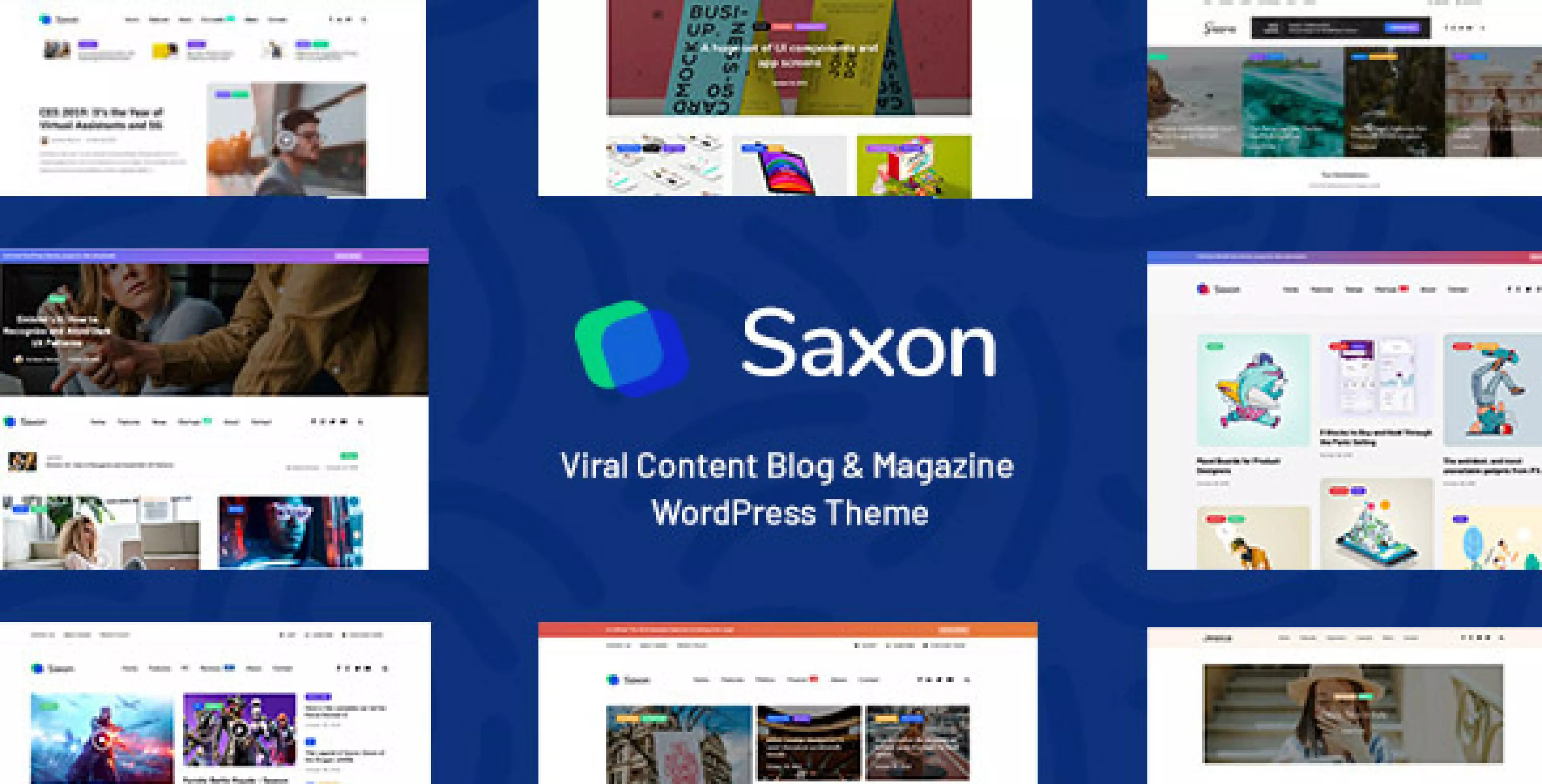 Saxon - Viral Content Blog & Magazine Marketing WordPress Theme 1.8.1