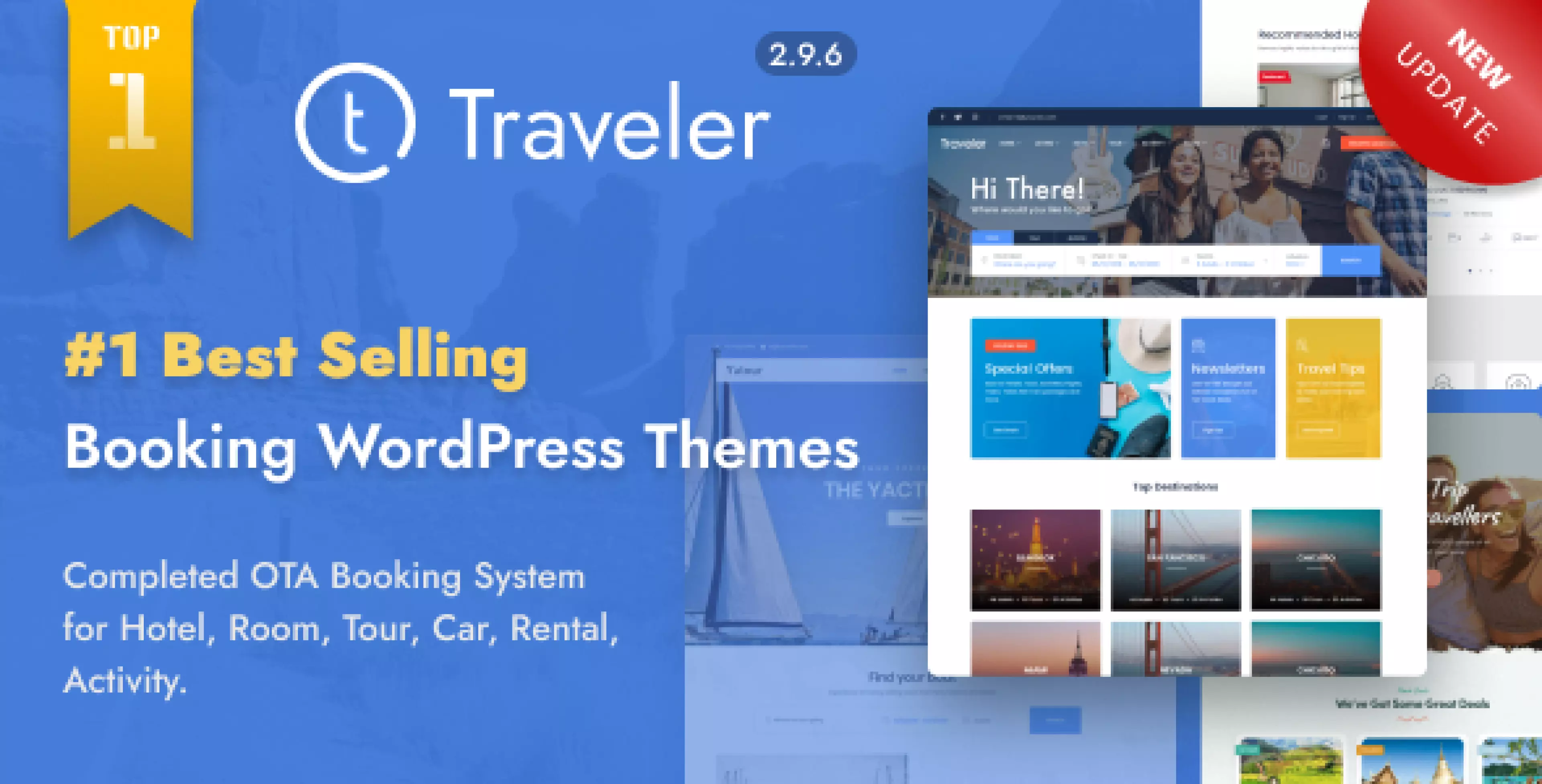 Travel Booking WordPress Theme