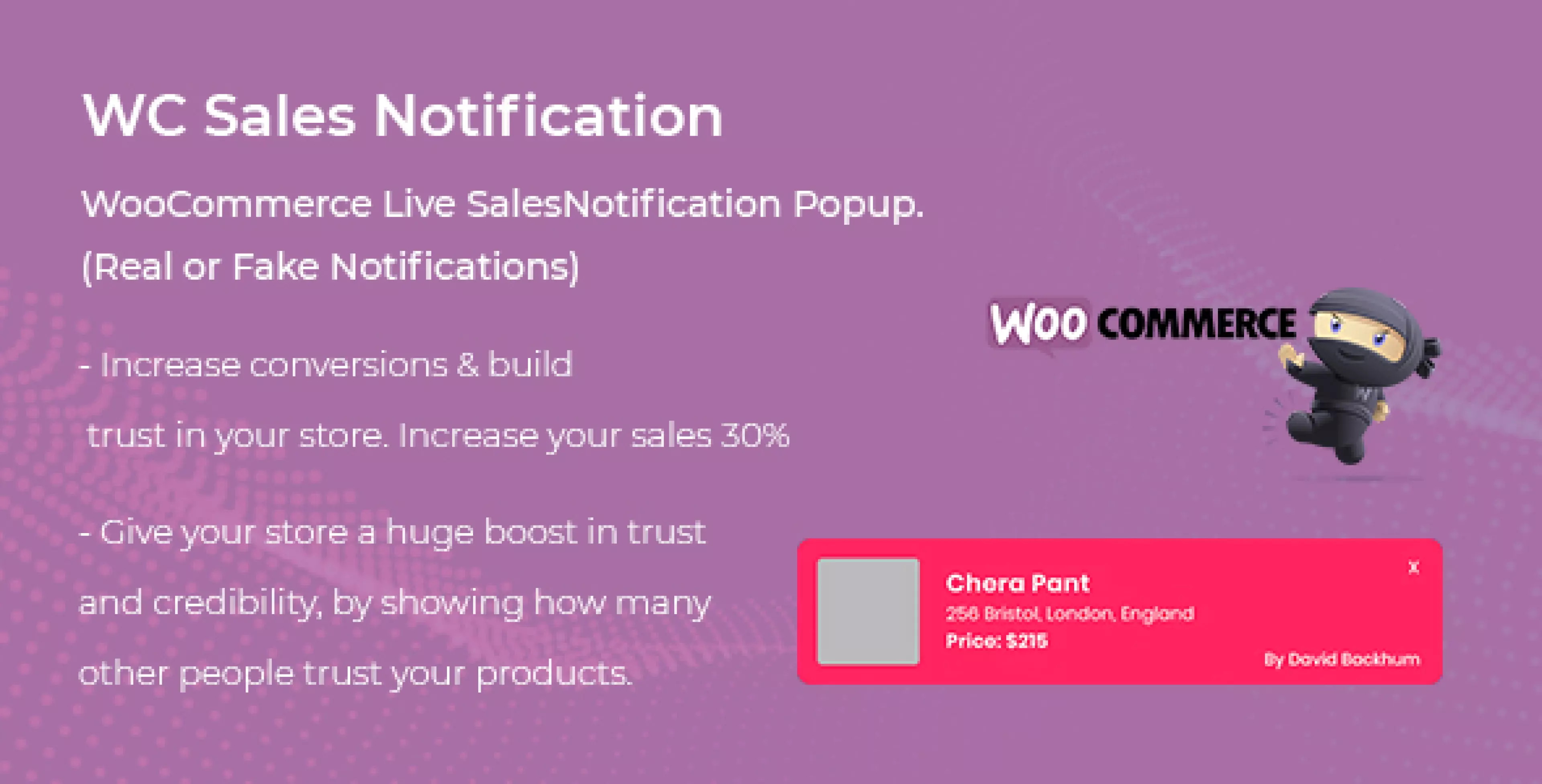 WooCommerce Live Sales Notification Pro 1.0.1