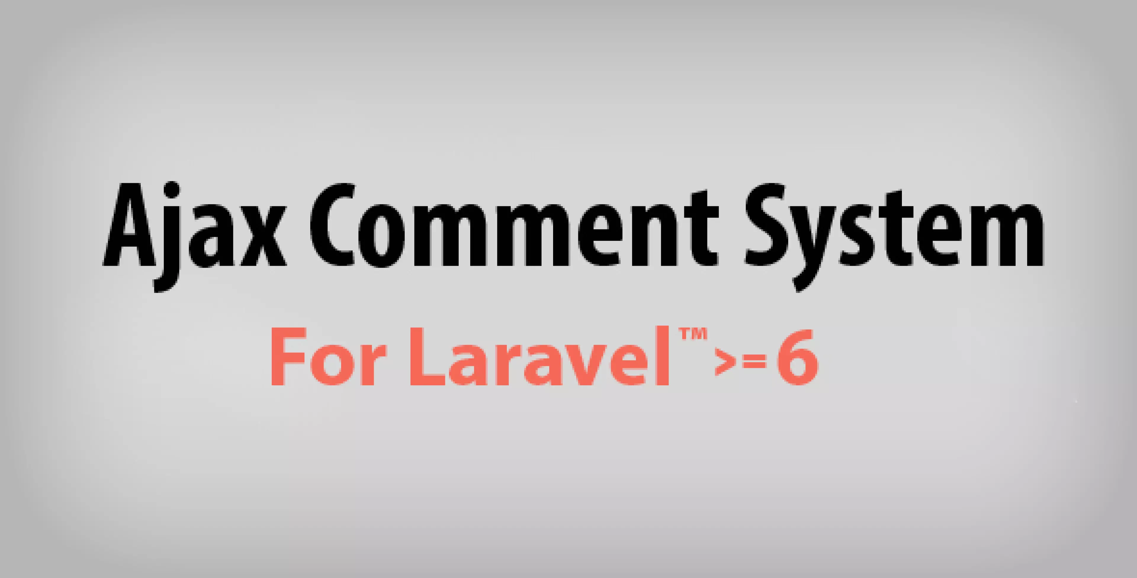 Ajax Comment System for Laravel