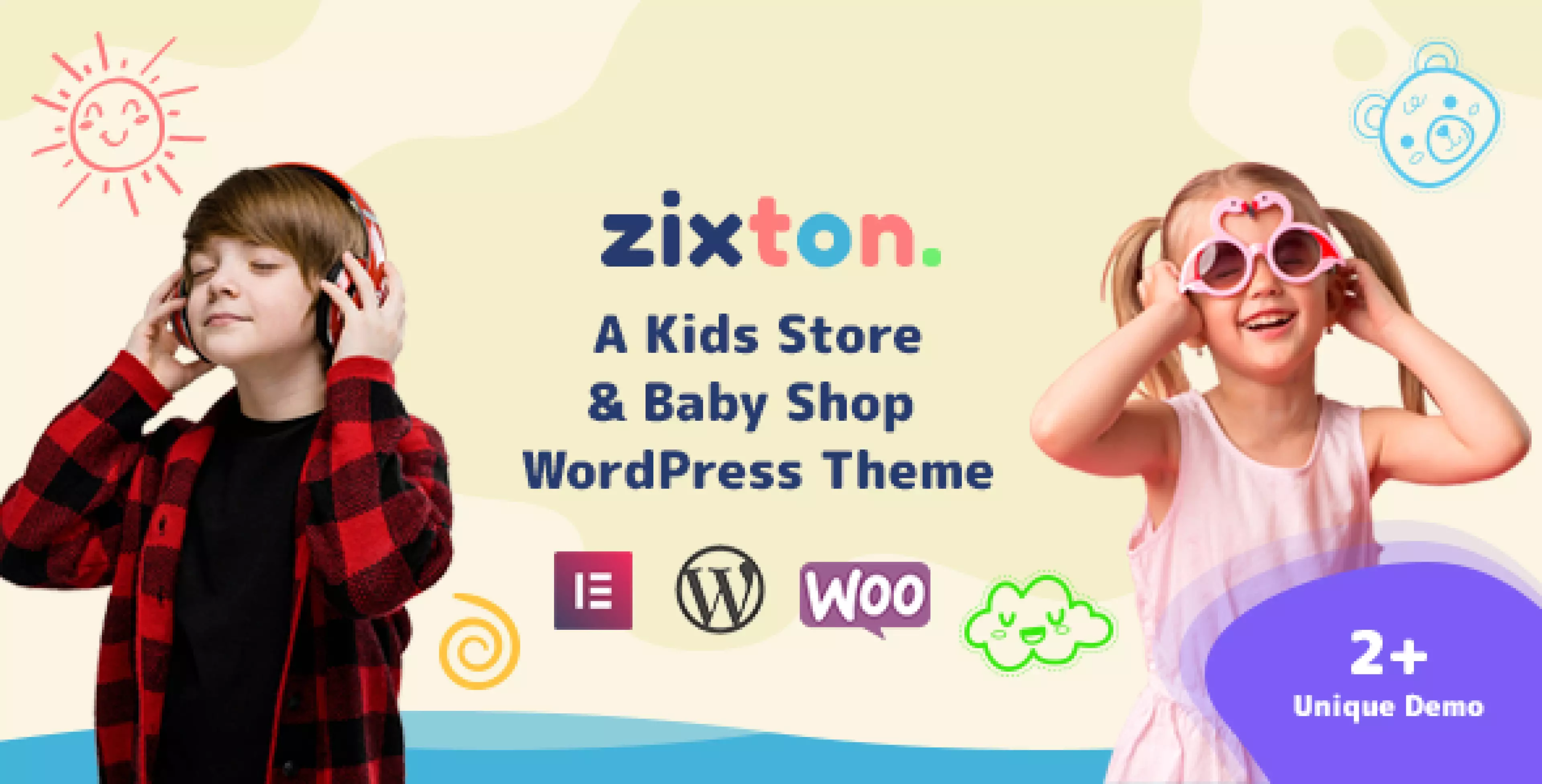 Zixton  - Baby Fashion WooCommerce Theme