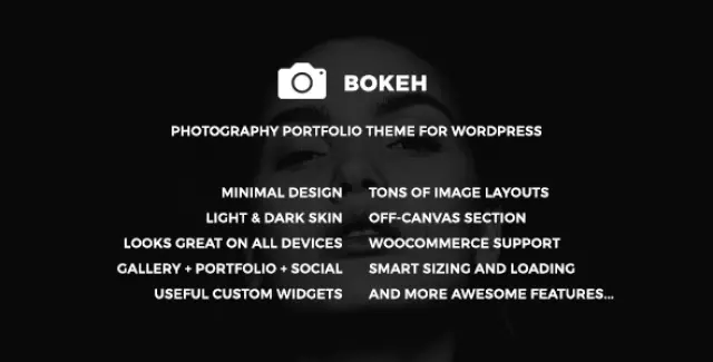 Bokeh - Photography Portfolio Theme for WordPress 1.2