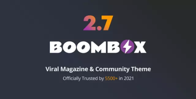 BoomBox — Viral Magazine WordPress Theme 2.8.1
