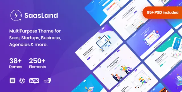 Saasland - MultiPurpose WordPress Theme for Saas Startup 3.3.8