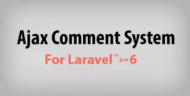 Ajax Comment System for Laravel 1619351886022